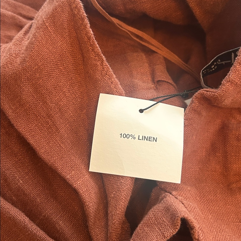 Zara Rust Brown Backless Maxi Dress - Picture 14 of 14